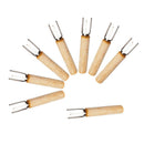 8PCS Corn On The Cob Holders Stainless Steel BBQ Prongs Skewers Forks Party yui