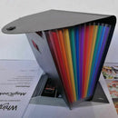 12 Pocket Expanding Files Folder/ A4 Expandable File organizer/ Portable Ac Z6P9