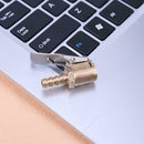 6mm Brass Car Truck Tire Inflator Air Valve Connector Clip-on Air Chuck