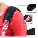Removable Anti Slip Shoulder Pad For Acoustic Thickened Guitar Strap Camera Bags