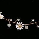 Charming Woman Bridal Flower Rhinestone Crown Tiara Headband Headpieces