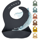 Adjustable Silicone Bib Baby Feeding Saliva Towel Burp Cloth Aprons (D) A