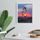 Sunlight Rhinestone DIY Diamond Painting Full Round Wall Picture Home Decor