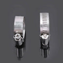 60Pcs Stainless Steel Hose Pipe Hoop Strong Hose Clamps Wire Assorted Kit Tool a