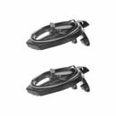2 Pcs Cup Holder Black Multi-Function Fan With Air Outlet Foldable