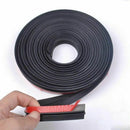 4M Z Shape Self Adhesive Car Truck Window Door Rubber Hollow Seal Weatherstrip