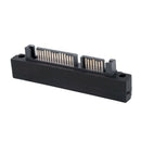 SATA 22 Pin Male to 22 Pin Female Left Angle Adapter
