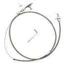 Stainless Braided Kickdown Cable Detent for Ford C4 Transmission, Easy to