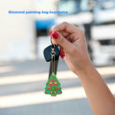 5pcs DIY Full Drill Diamond Painting Special Shaped Christmas Key Chain