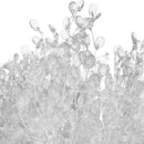 50pcs Acrylic Crystal Bud Branches Artificial Flower Twigs For Party White