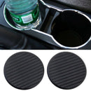 1X(2Pcs Car Water Cup Slot Anti-Slip Mat Decoration