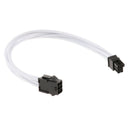 6-Pin PSU Power Supply Cable, 30cm 6-Pin Male to Female M/F Extension Cable 6