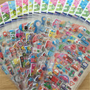 5x Cartoon Bubble Stickers Transport Cars Kids Bubble Stickers Christmas Gift BX