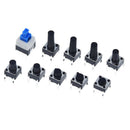 180pcs 6x6x4.3mm 5 6 7 8 9.5 11 12 13 14 Tactile Push Button Micro Switch