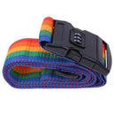 Nylon Travel Luggage Suitcase Strap Baggage Backpack Belt with Coded Lock A