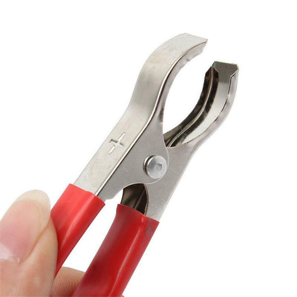 4X 75mm 30A Crocodile Alligator Car Van Battery Test Lead Insulated Clips JR