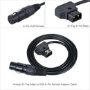 100Cm / 3.3Ft D-Tap Male To Xlr 4-Pin Female Adapter Power Supply Cable Cor
