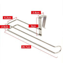 Kitchen Paper Holder Hanger Tissue Roll Towel Rack Bathroom Toilet Sink Doo M1O9