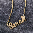 Unisex Customized Custom Name Collar Chain Nameplate Pendant Necklace/Sarah