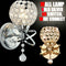 Crystal Wall Lamp Modern E27 Bulb Vanity Lights Sconce Bathroom Lighting Fix Hn