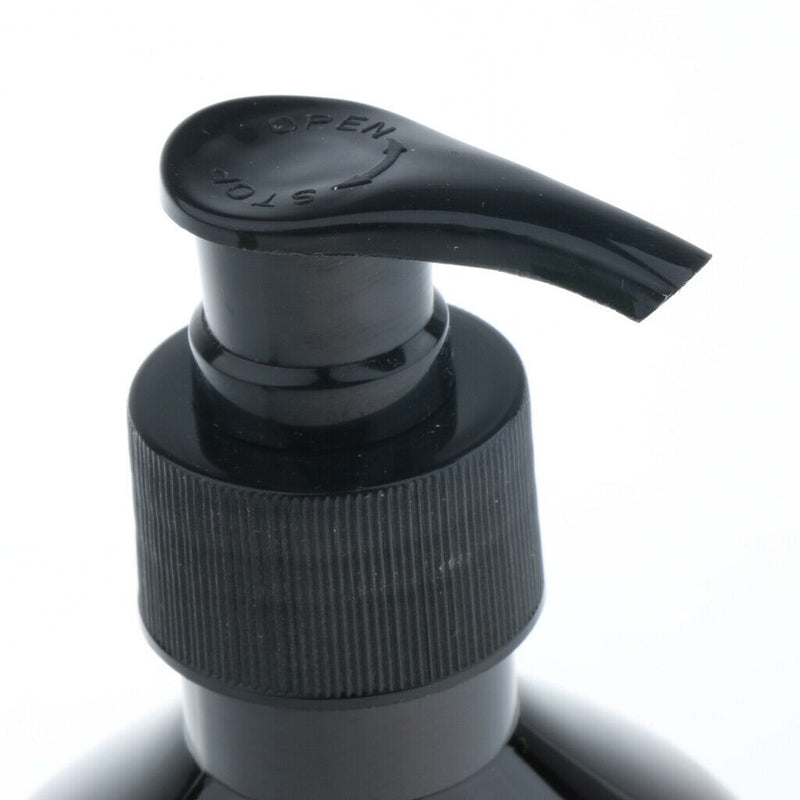 2 Pcs 500ml Plastic Pump Bottle Water Lotion Shampoo Liquid Travel Container