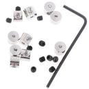 12pcs 7mm length brass pin keepers Locking Pin Backs Savers holder Allen Wre FT