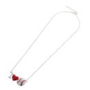 Women Mens Jewelry Long Chain I Love Baseball Shiny Crystal Pendant Necklace