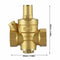 Dn20 3/4 Inch Adjustable Water Pressure Reducing Regulator Valve 1.6Mpa Wat L5F8