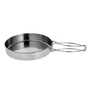 4pcs Outdoor Camping Cookware Portable Cooking Pot Pan Set for Picnic Hiking