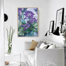 5D DIY Full Drill Special Shaped Diamond Painting Dragonfly Embroidery Kit