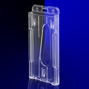 Vertical Hard Plastic ID Badge Holder Double Card Multi Transparent Clear AU