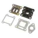 Inlet Reed Valve Gasket Manifold Intake Pipe Set for 47cc 49cc Engine Carburetor