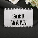 Cutting Dies Embossing Decorative Mold Letters Scrapbook Template (GG0314)