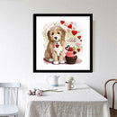 5D DIY Full Drill Diamond Painting Cross Stitch Embroidery (Love Dog)