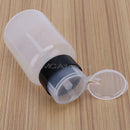 Mini Empty Nail Arts Pump Dispenser Acetone Polish Remover Alcohol Liquid Bottle