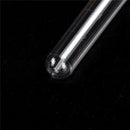 10pcs 16x100mm Clear Plastic Test Tubes with Caps Lab Round Bottle Tubes FT