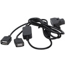 New P-Tap D-Tap PowerTap 14.8v Battery to Two Female USB 5v 2A DC Power Ada