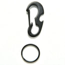 New Cool D-ring Carabiner Bottle Opener Key Chain Key Ring Hook EDC Multi-Tool J