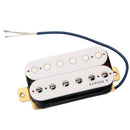 Wired 6 String Electric Guitar Dual Coils Pickup Bridge Alnico 5 White Musical