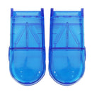 2 pcs Mini Useful Portable Storage Box Medicine Pill Holder Tablet Cutter S K9N4
