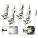 4Pcs H3 10SMD 10LED 5630 Bright White 6000K Car Auto Fog Light Lamp Bulb 12V