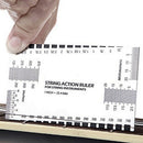 Steel String Action Gauge Ruler Guide Setup Measuring Luthier for Guitar BassMO