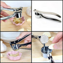 Garlic Press Stainless Steel Ginger Garlic Mincer Chopper Kitchen Utensil