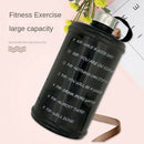 Water Bottle Leak Proof Jug Cup Kettle GYM Hiking Sports 73 oz Black