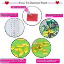 DIY Full Drill Diamond Painting Cartoon Kids Embroidery Kit (AT021 Balloon)
