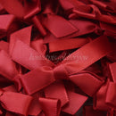 100pcs Red Satin Ribbon Bows Wedding Birthday Party Decoration DIY Craft Gift