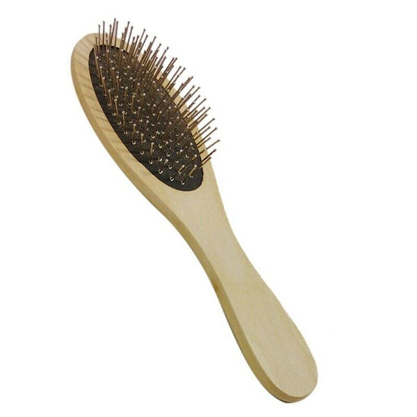 Wooden Hair Paddle Brush Comb Head Massage D7A8
