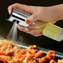 100ml Vinegar Olive Oil Spray Empty Bottle Kitchen Baking Glass Oil Sprayer Tool