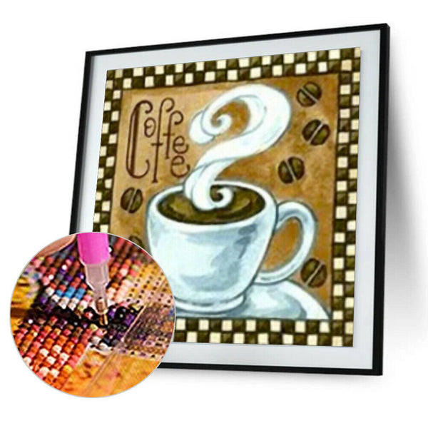 5D DIY Full Round Drill Diamond Painting Cup Cross Stitch Mosaic (CQ084)
