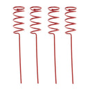 4x Metal Spiral Fishing Rod Holders Rest Stand Fishing Ground Support